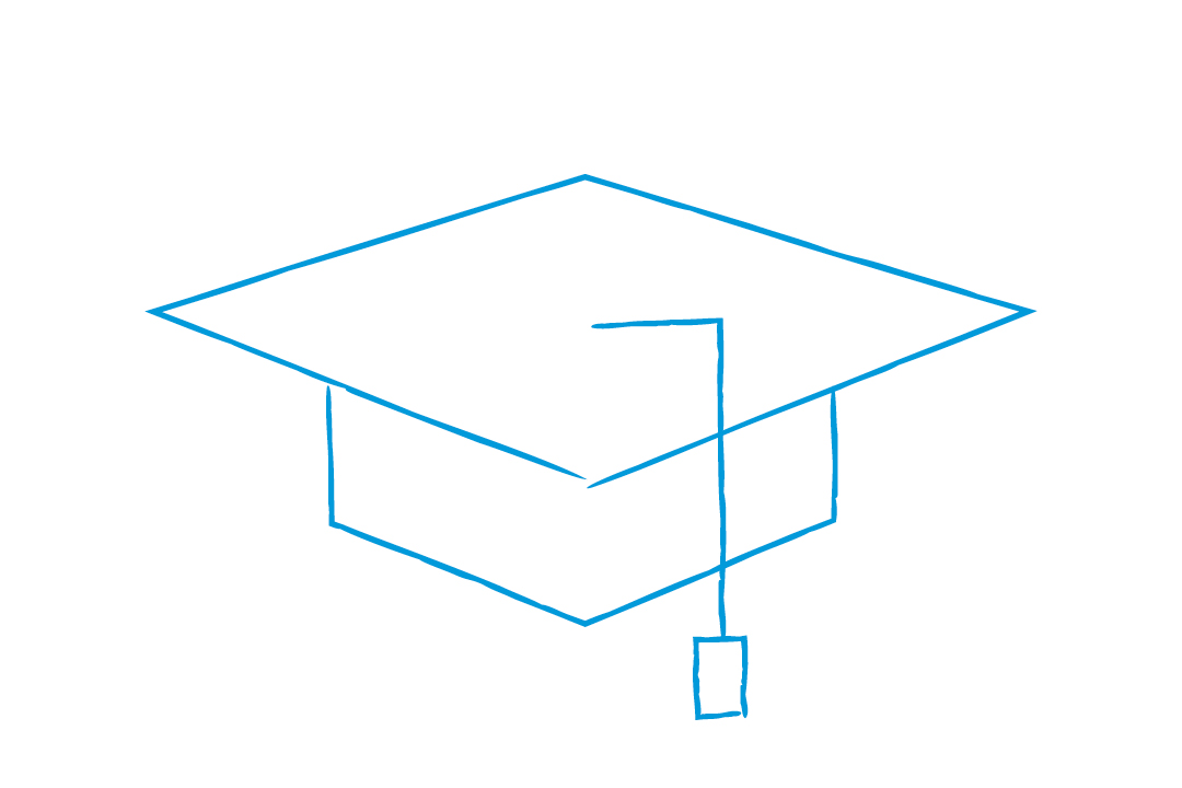 graphic of a graduation cap