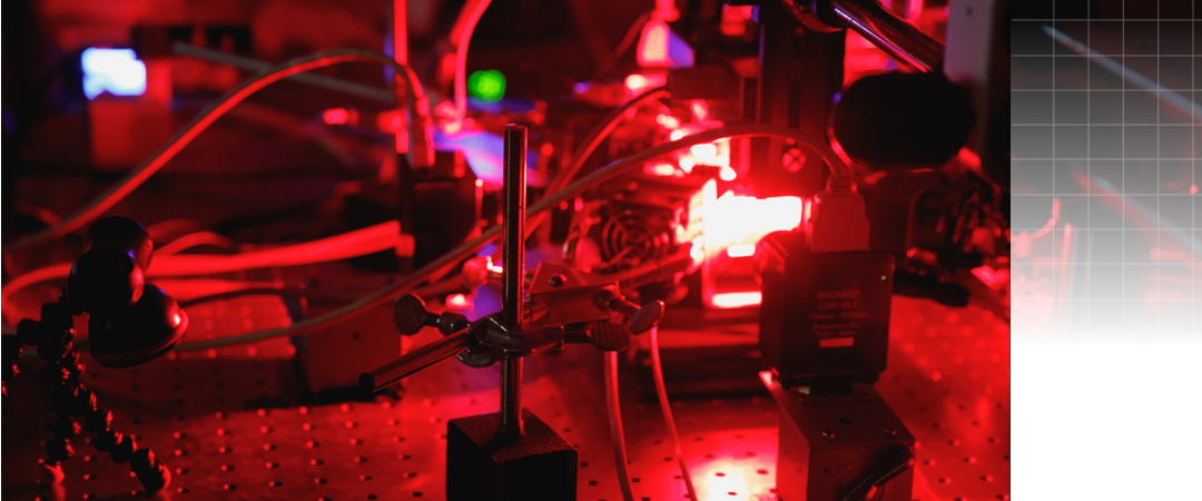 close up of lab equipment