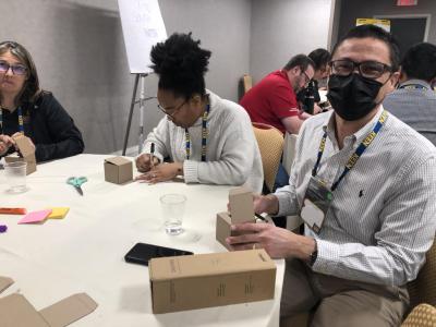 students at Keen conference