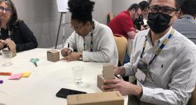 students at Keen conference