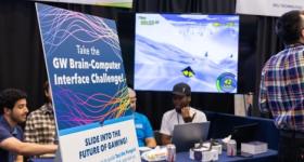 Brain-computer interface on display